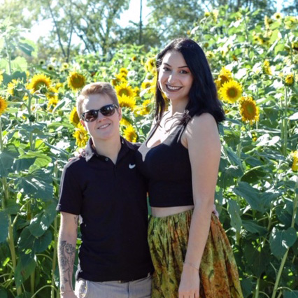 CoupleSunflowers